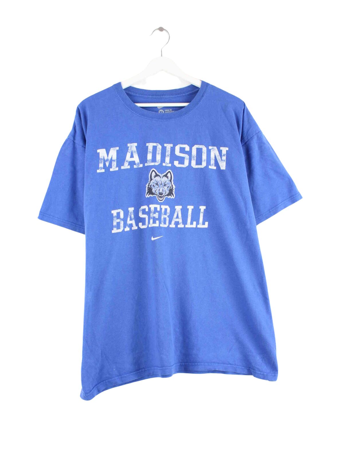 Nike Madison Basebal Print T-Shirt Blau XL (front image)