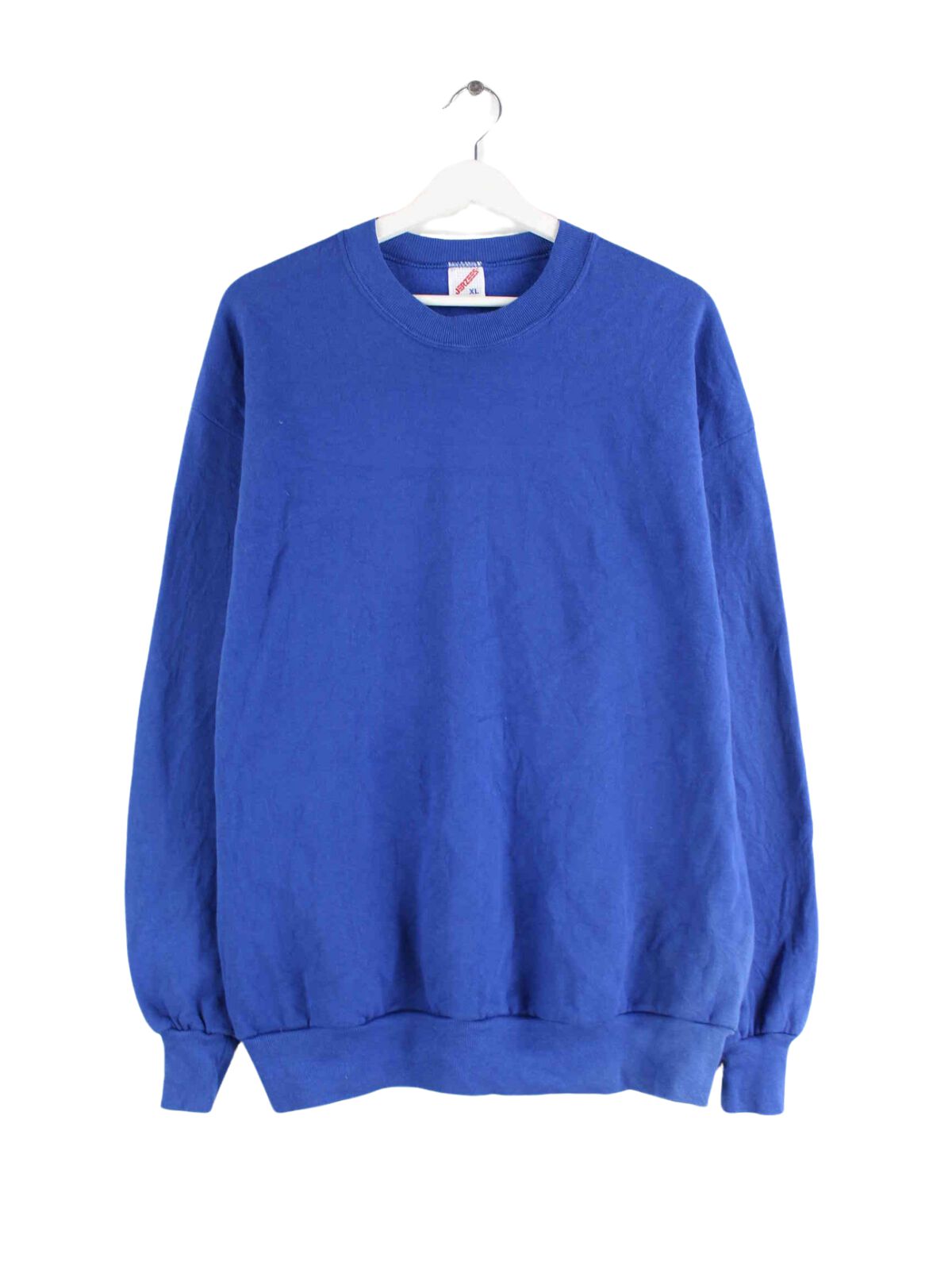 Jerzees 90s Vintage Basic Sweater Blau XL (front image)