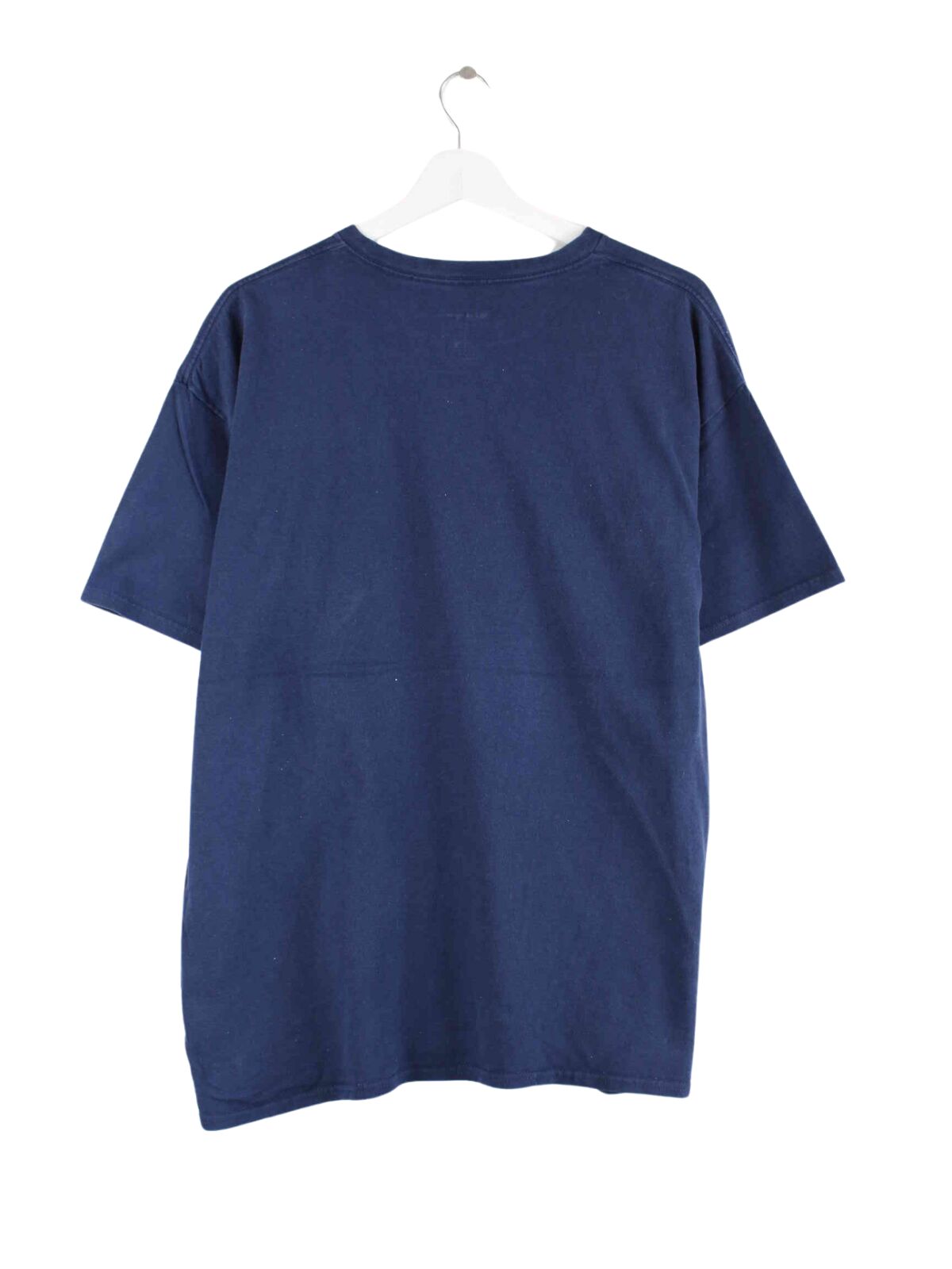 Champion Logo Print T-Shirt Blau XL (back image)