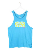 Nike Damen Spring Break Graphic Logo Tank Top Blau L (front image)