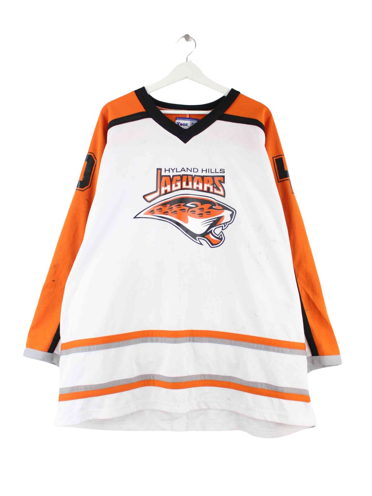 Vintage Hyland Jaguar #40 Jersey Orange XL (front image)