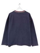 Fila 90s Vintage Embroidered Sweater Blau L (back image)