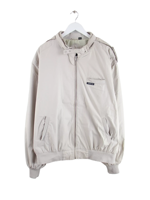 Members Only 90s Vintage Bomber Jacke Beige 3XL