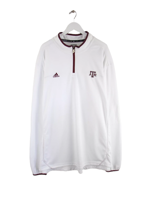 Adidas Atm Texas AM Half Zip Sport Sweater Weiß 4XT