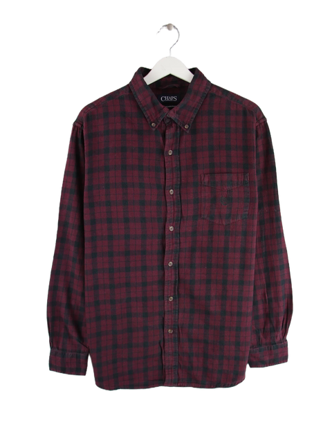 Chaps by Ralph Lauren Performance Check Freizeit Hemd Rot L