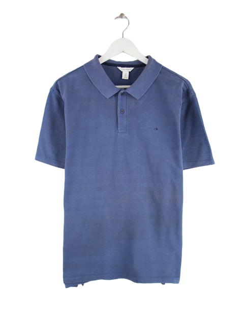 Calvin Klein Structured Polo Blau L