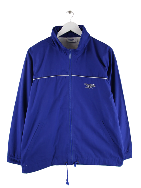 Reebok 90s Vintage Vector Logo Stripe Leichte Jacke Blau M