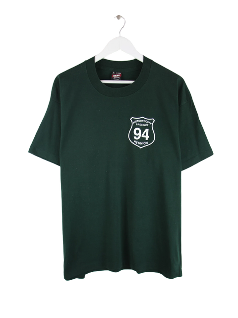 Fruit of the Loom 1994 Vintage Reunion Print T-Shirt Grün XL