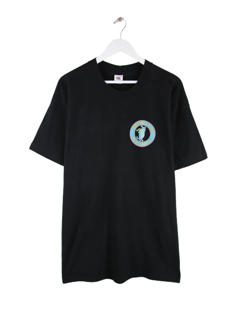 Fruit of the Loom 90s Vintage Monica 96 Print T-Shirt Schwarz XXL