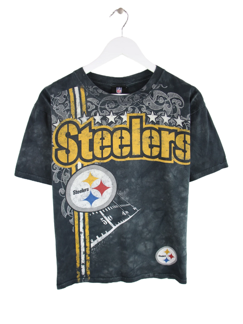 NFL Pittsburgh Steelers Print Damen T-Shirt Schwarz M