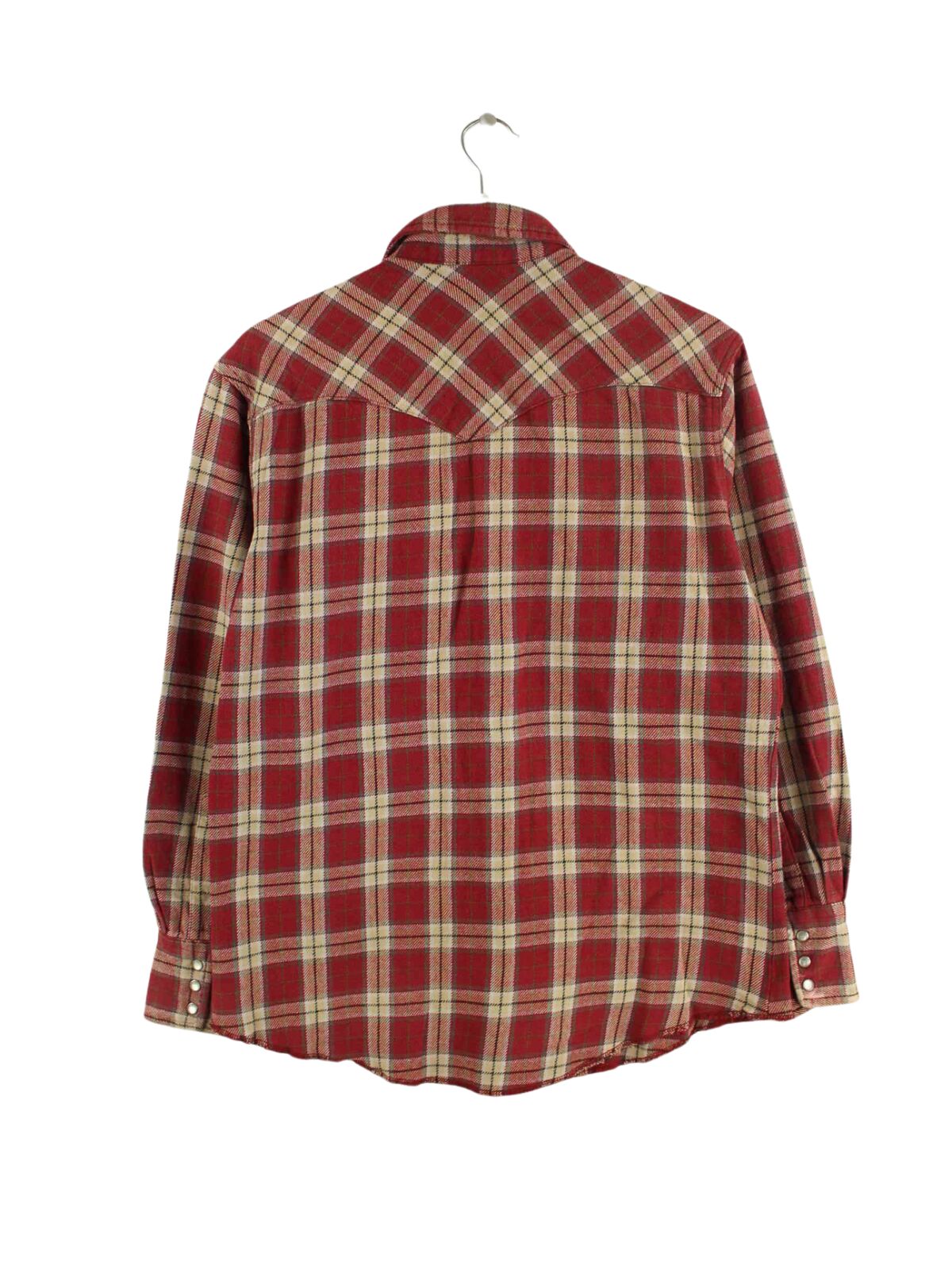 Wrangler 90s Vintage Flanell Hemd Rot S (back image)