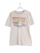 Gildan Back To The Future Print T-Shirt Grau L (front image)