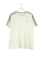 Adidas Perfomance 3-Stripes T-Shirt Weiß L (front image)