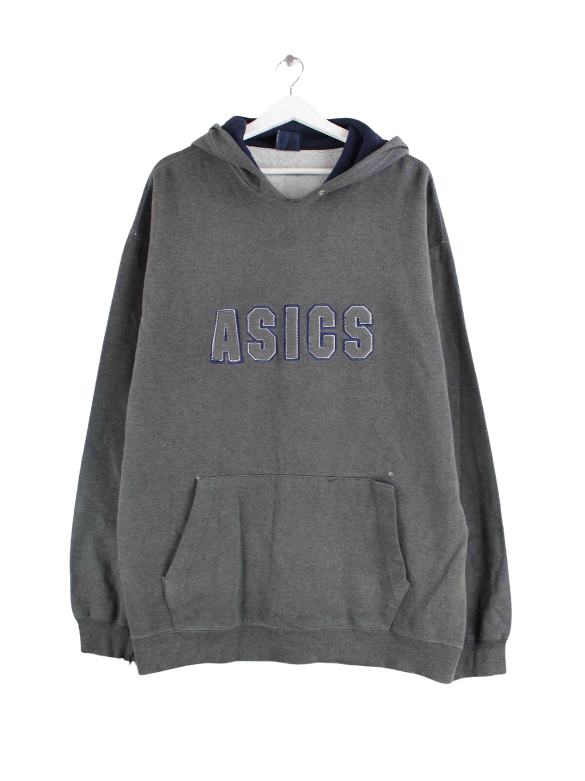 Asics y2k Embroidered Hoodie Grau 3XL (front image)