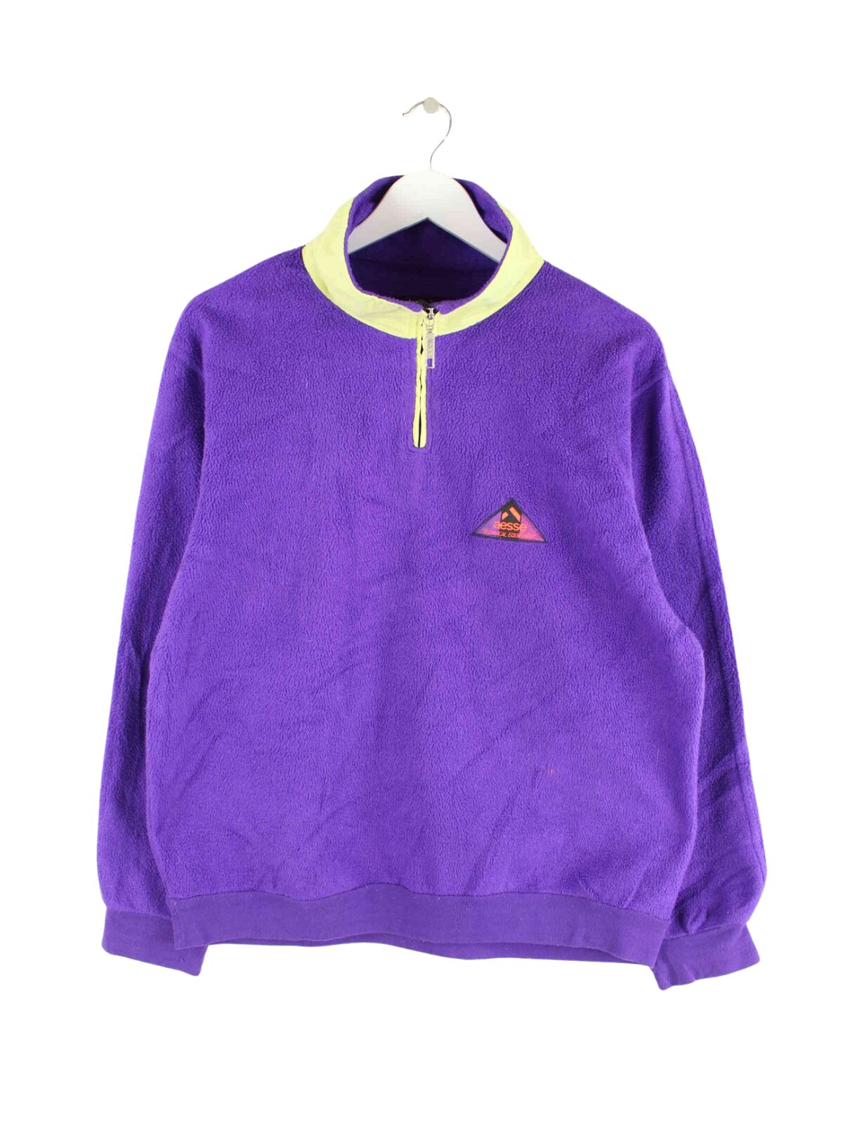 Aesse 90s Vintage Fleece Sweater Lila S (front image)