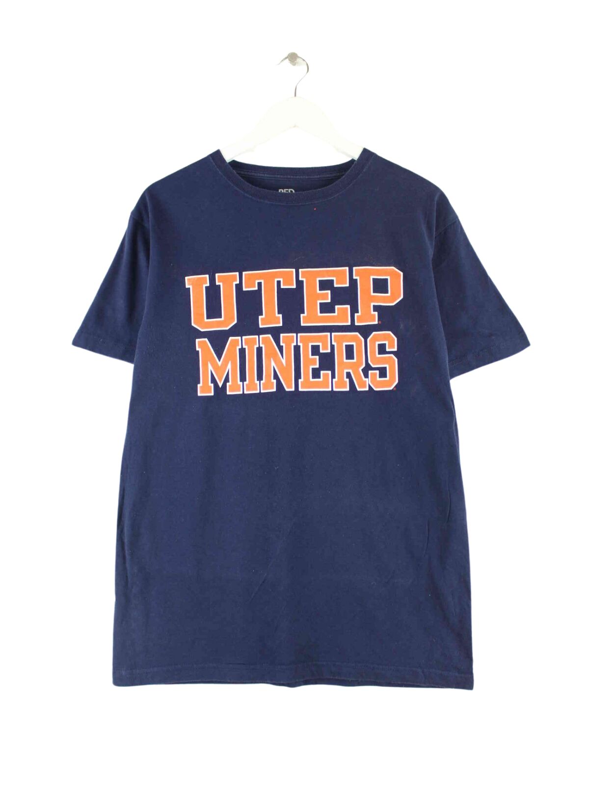 Vintage Utep Miners Print T-Shirt Blau M (front image)