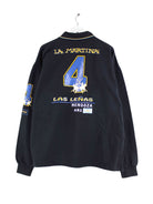 La Martina Las Lenas Print Polo Sweater Schwarz XL (back image)