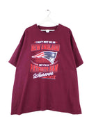 Gildan New England Print T-Shirt Lila XXL (front image)