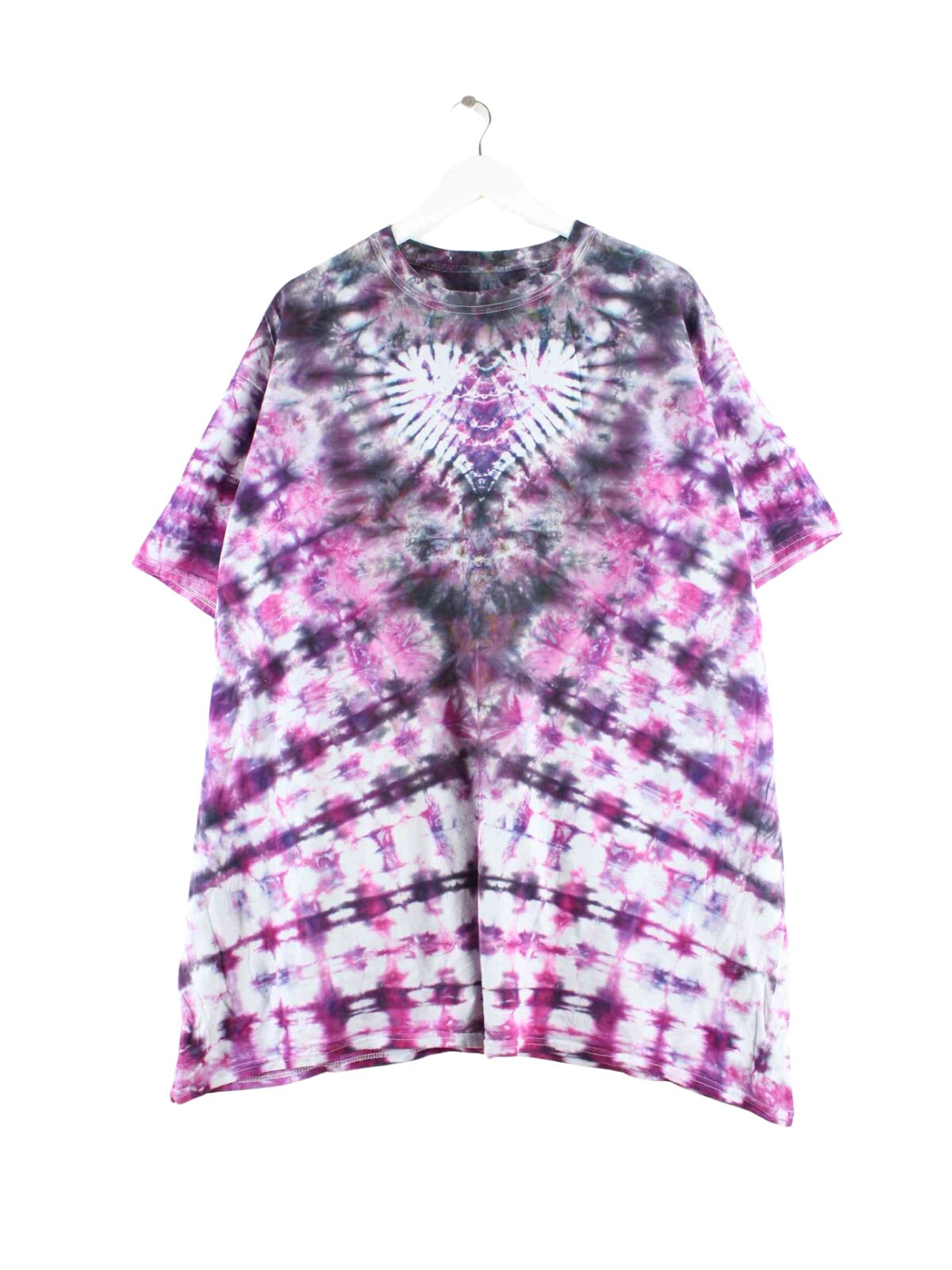 Vintage Tie Dye T-Shirt Lila 3XL (front image)