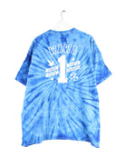 Vintage Print Tie Dye T-Shirt Blau XXL (back image)