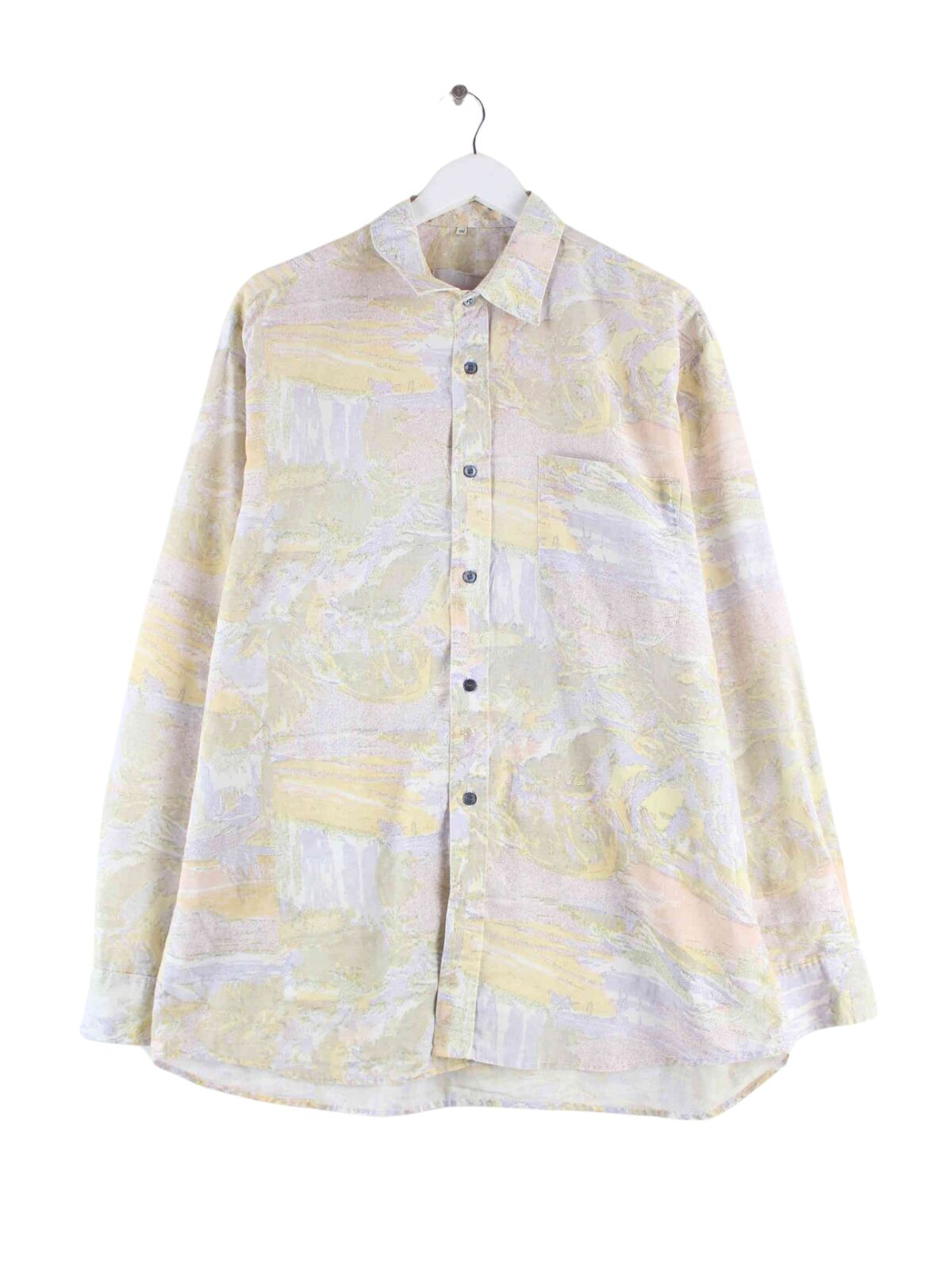 Vintage y2k Pattern Hemd Beige XXL (front image)