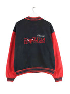 Fruit of the Loom 90s Vintage Chicago Bulls Embroidered Jacke Schwarz XL (back image)