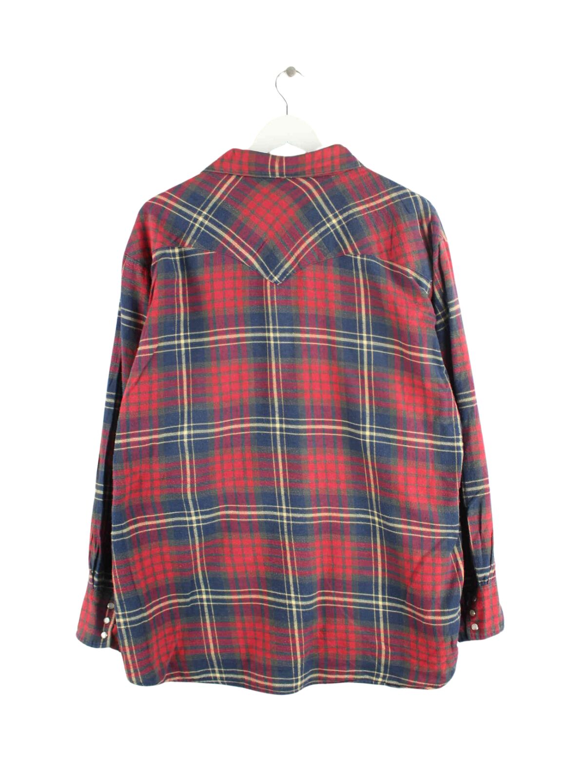 Wrangler 90s Vintage Flanell Hemd Rot 3XL (back image)