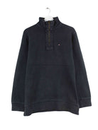 Tommy Hilfiger Half Zip Sweater Schwarz XL (front image)