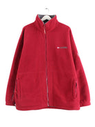 Vintage y2k Fleece Jacke Rot XXL (front image)