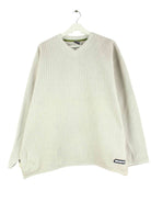 Nike y2k Athle71c V-Neck Sweater Grau L (front image)