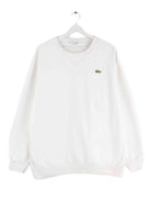 Lacoste 90s Vintage Basic Sweater Weiß L (front image)