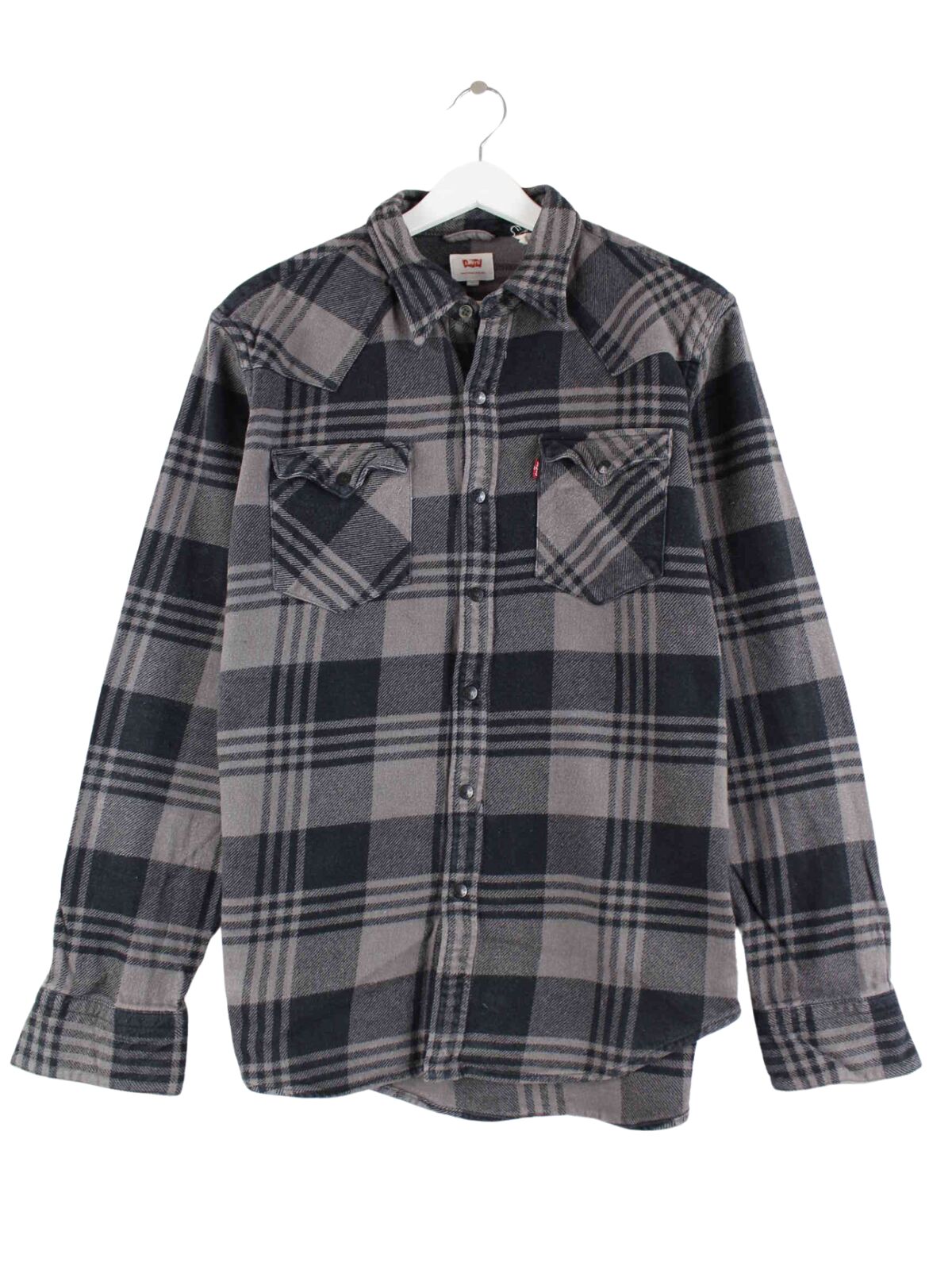 Levi's Flanell Hemd Grau M (front image)