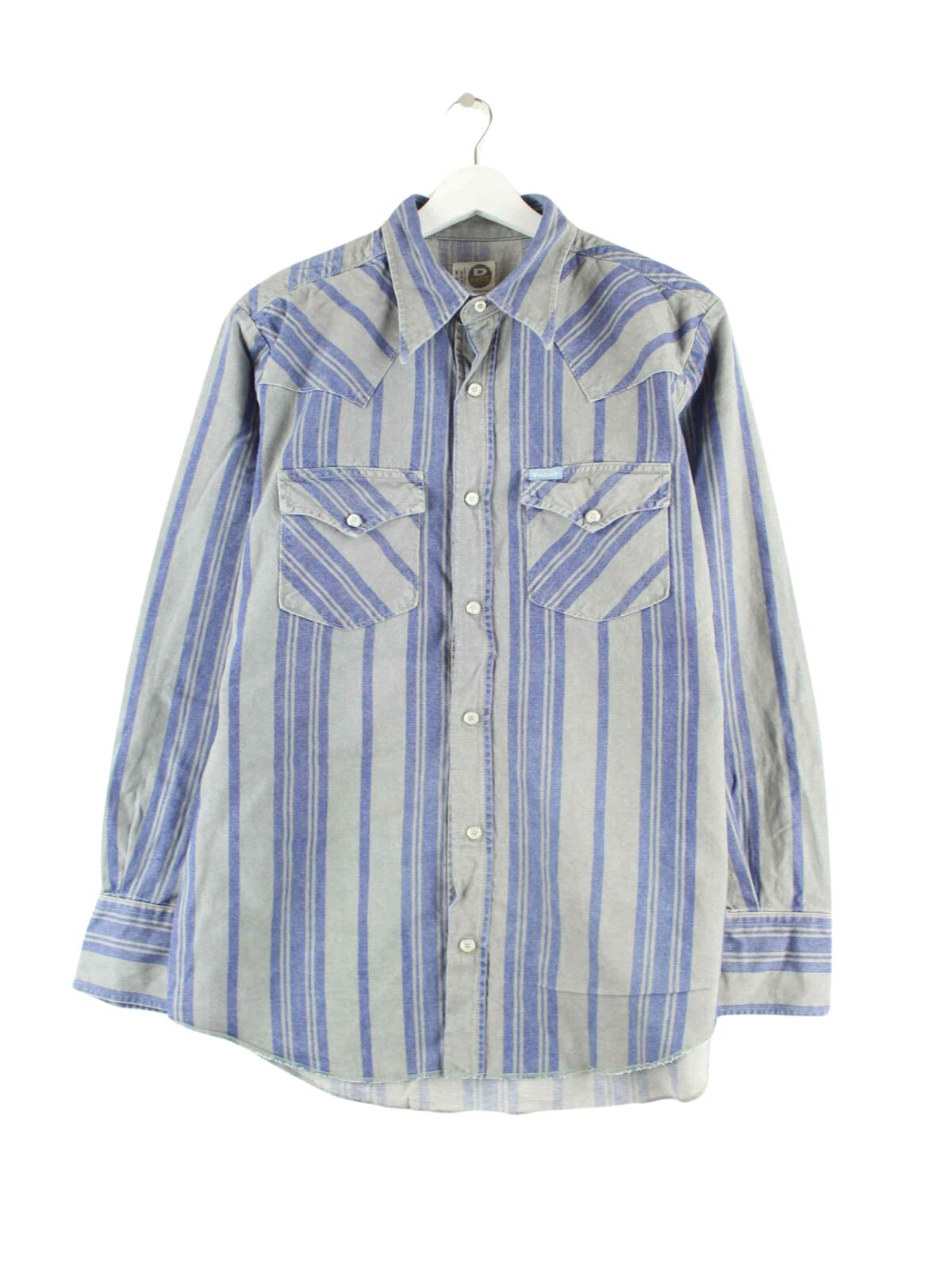 Diesel 00s Striped Hemd Grau S (front image)