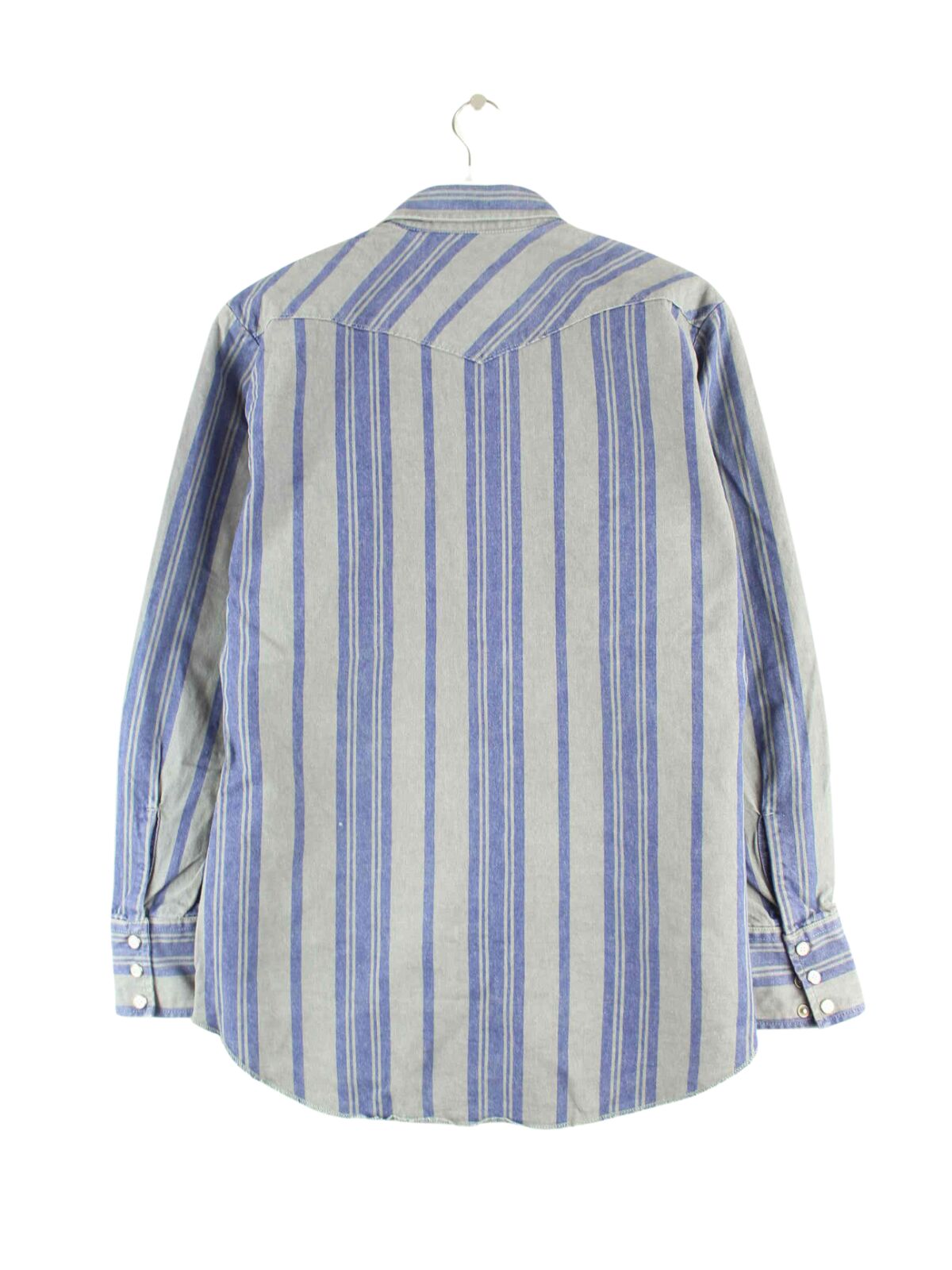 Diesel 00s Striped Hemd Grau S (back image)