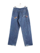 Vintage y2k Embroidered Carpenter Jeans Blau  (back image)