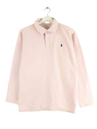 Ralph Lauren 00s Langarm Polo Rosa S (front image)