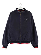 Fred Perry 90s Vintage Harrington Jacke Schwarz XXL (front image)