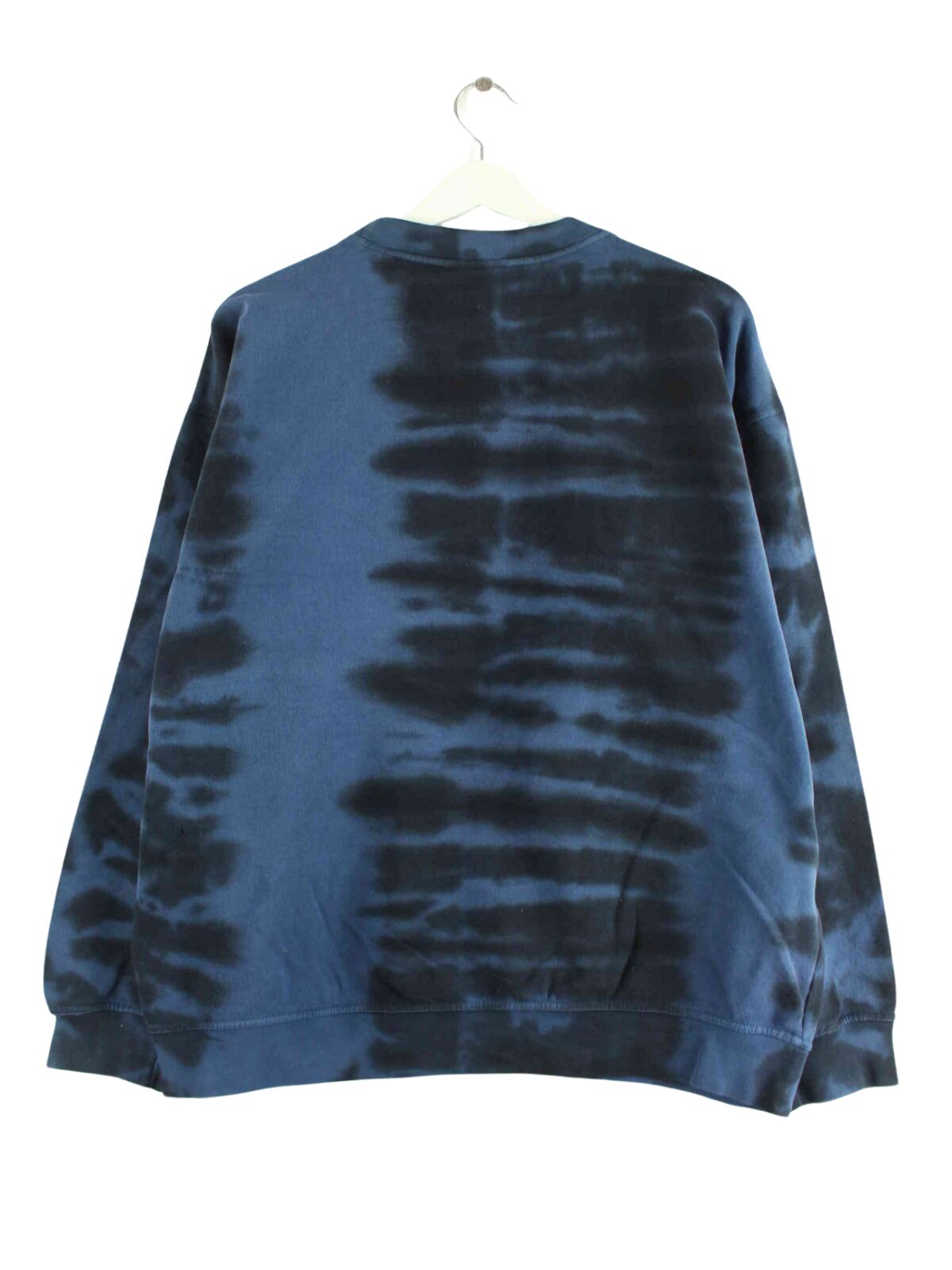 Adidas 90s Vintage Tie Dye Sweater Blau M (back image)