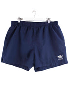 Adidas 90s Vintage Trefoil Shorts Blau L (front image)