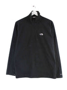 The North Face TKA100 Fleece Half Zip Sweater Schwarz M (front image)