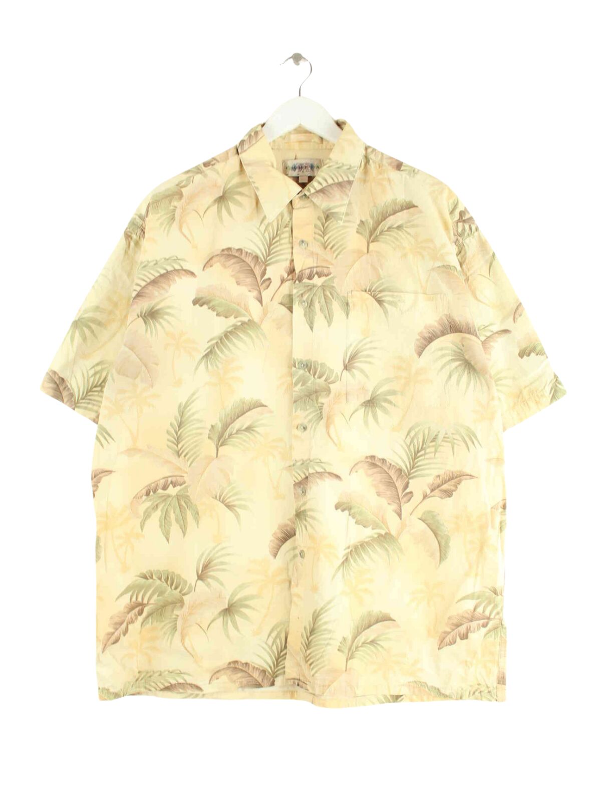 Vintage 90s Pattern Hawaii Hemd Braun XL (front image)