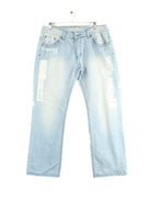 Henry Print Jeans Blau W34 L32 (front image)