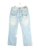 Henry Print Jeans Blau W34 L32 (back image)