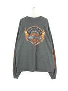 Harley Davidson 2011 Barnett El Paso Print Sweatshirt Grau 3XL (back image)