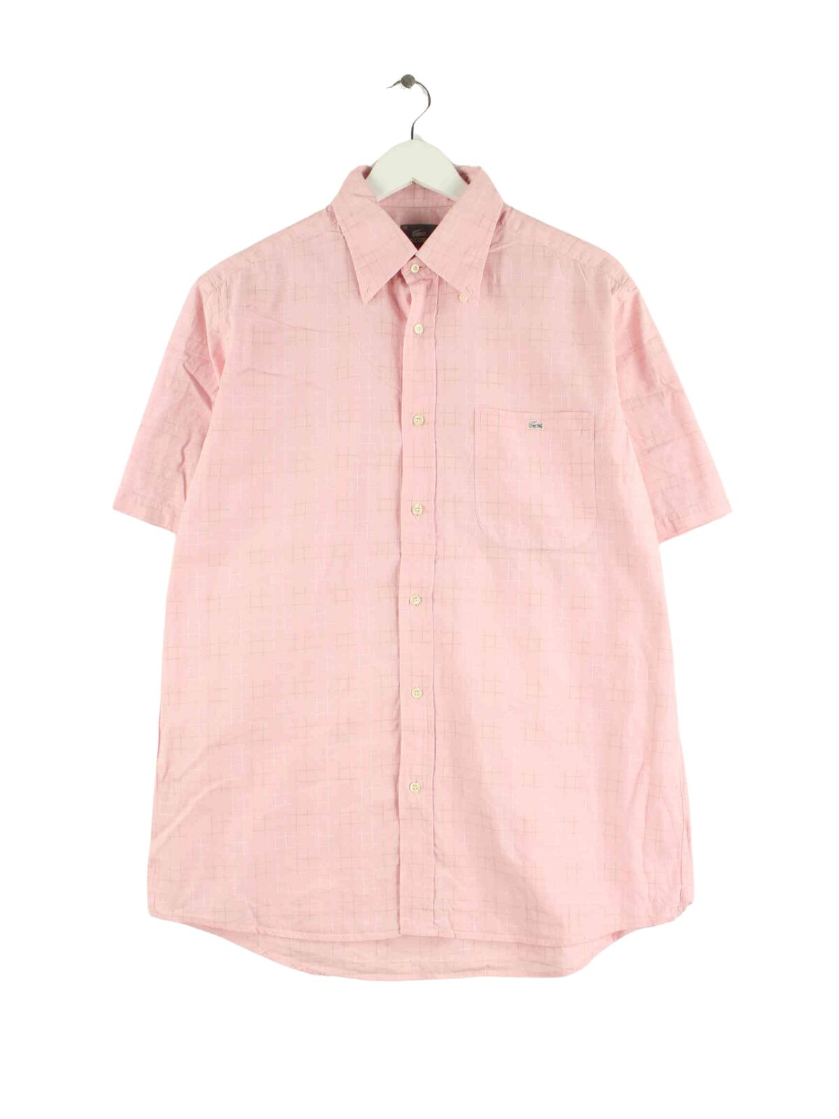 Lacoste Striped Hemd Pink XL (front image)