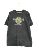 Hard Rock Cafe Washington Print T-Shirt Schwarz L (front image)