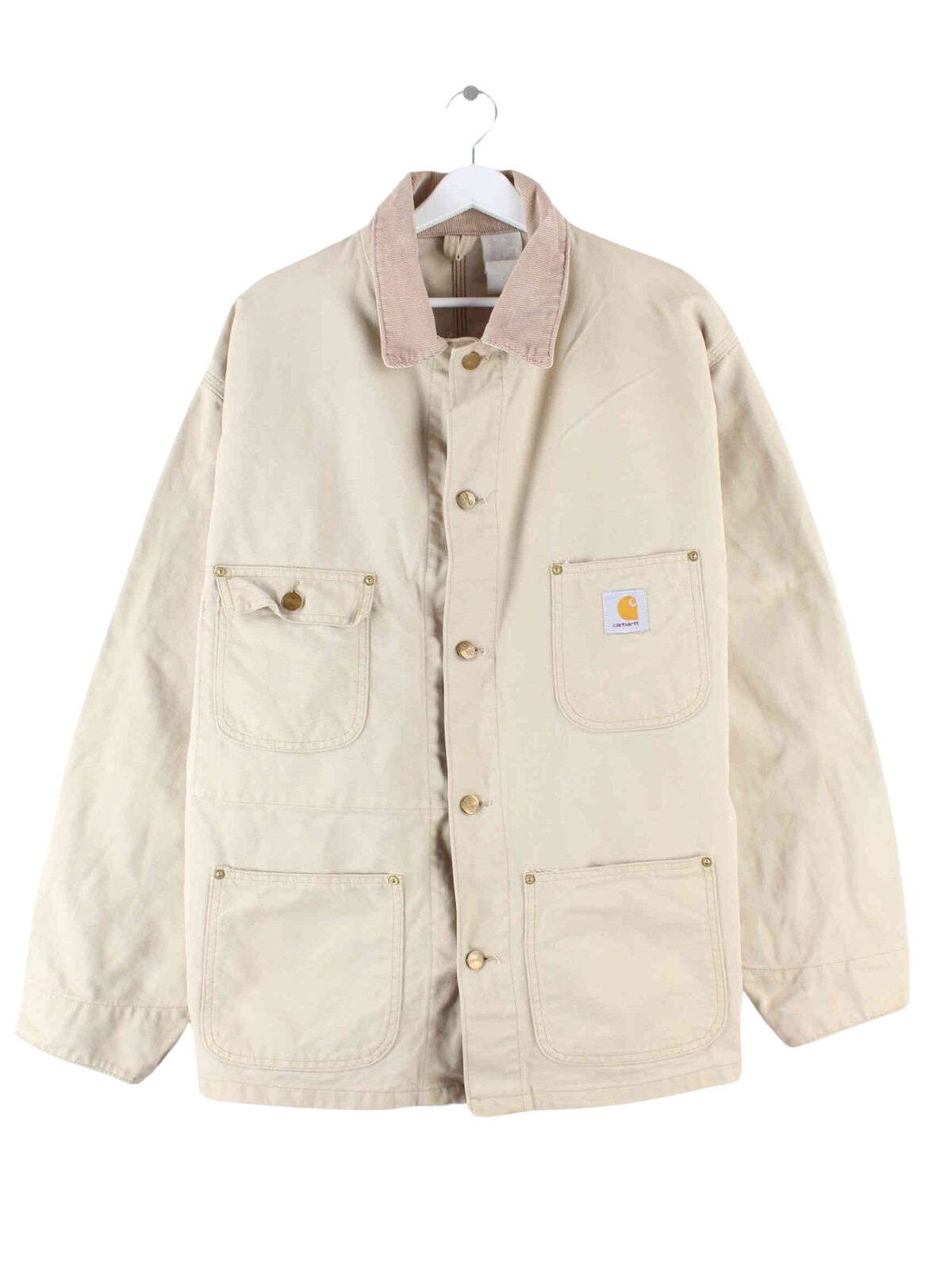 Carhartt 80s Vintage Workwear Jacke Beige XL (front image)