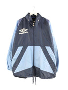 Umbro 90s Vintage Print Trainingsjacke Blau XL (front image)