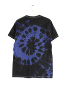 Vintage Metallica Print Tie Dye T-Shirt Schwarz M (back image)