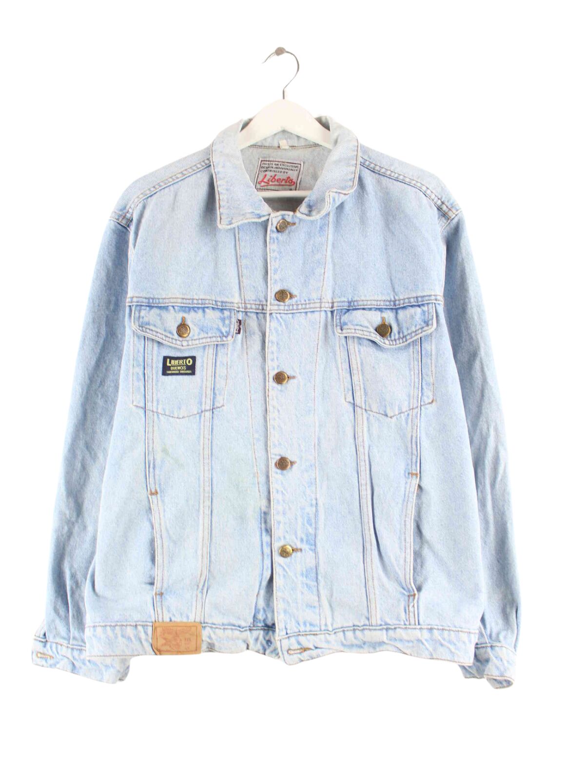 Vintage 90s Denim Jacke Blau M (front image)